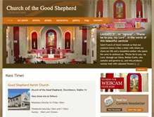 Tablet Screenshot of goodshepherdchurchtown.ie